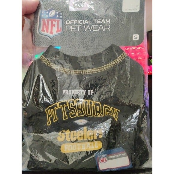 Pets - OFFICIAL Pittsburgh Steelers Shirt, Stretch shirt-size Small - Picture 2 of 7